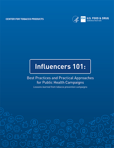 Influencers 101: Best Practices for Public Health Campaigns booklet