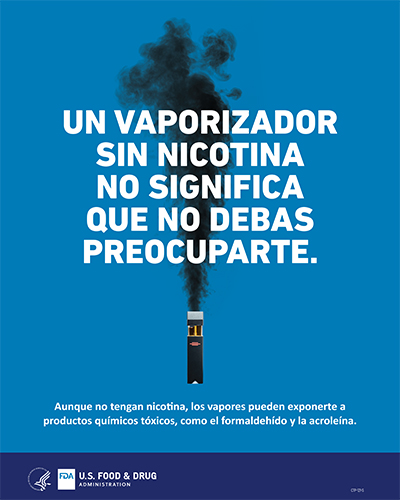 Prevención del uso de cigarrillos electrónicos en los jóvenes 2 poster