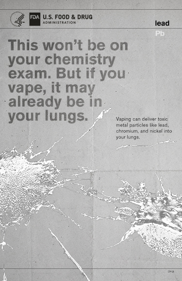 Chemicals in Vaping: Lead poster