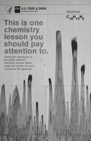 Chemicals in Vape: Nicotine poster