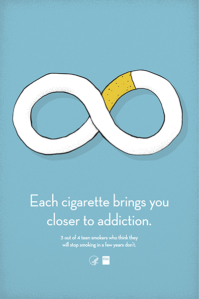 Each Cigarette Brings You Closer to Addiction poster