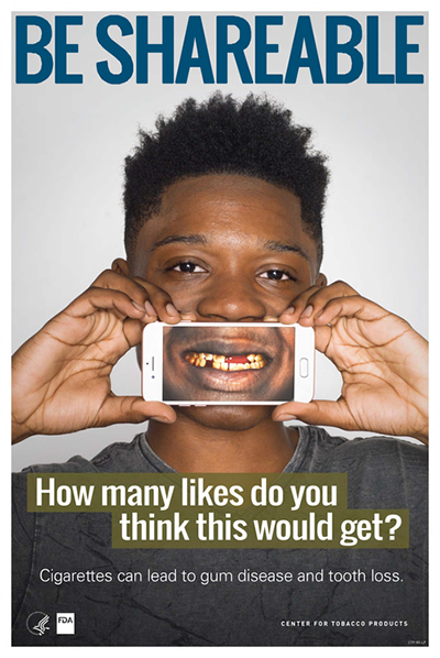 Be Shareable: How many likes do you think this would get? (Teeth) poster