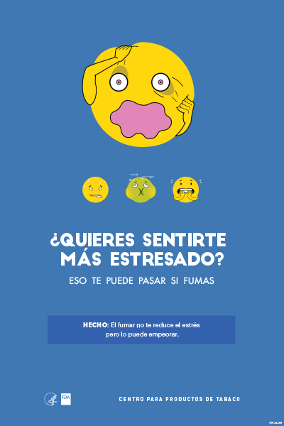 ¿Quieres sentirte más estresado? Esto te puede pasar si fumas (estrés) poster