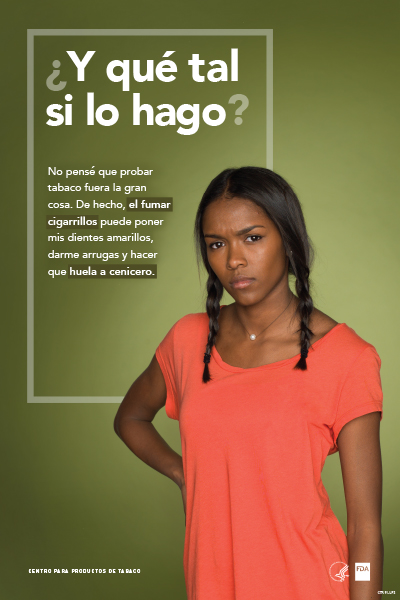 So what if I do? (Cosmetic Health Consequences, SPANISH) poster