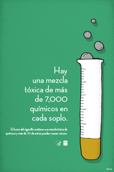 Toxic Mix of Chemicals poster (SPANISH)