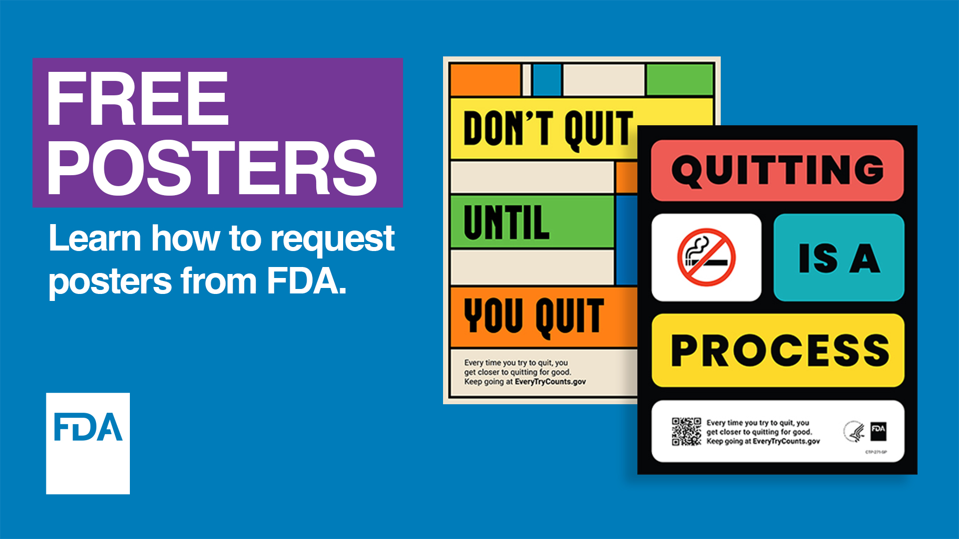 FREE POSTERS: Learn how to request free posters from FDA.